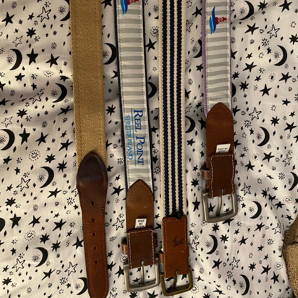 Used reel point exclusive Kirkland country club Golf belts.